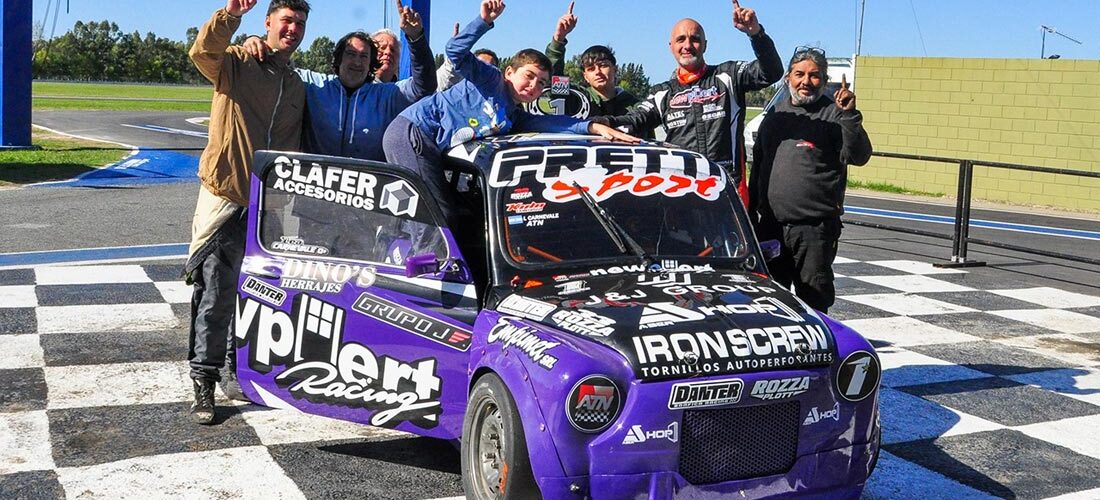 LEANDRO CARNEVALE SE QUEDÓ CON LA POLE