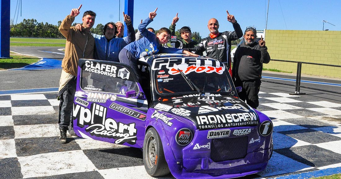 LEANDRO CARNEVALE SE QUEDÓ CON LA POLE